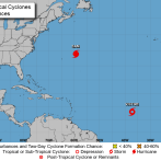 El huracán Sam mantiene su firmeza mientras se aleja de Bermudas