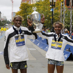 Kenia arrasa en el regreso del maratón de Boston