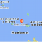 Reportan temblor de 4,6 grados en isla caribeña de Antigua y Barbuda