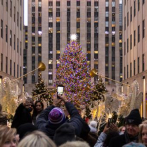 Llega a Nueva York árbol del Rockefeller Center que marca inicio de Navidad