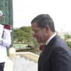 Gobernador de Puerto Rico llega al Palacio Nacional para sostener una reunión con el presidente Abinader