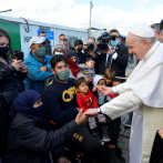 El papa Francisco visita la isla griega de Lesbos