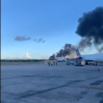 Cierran el Aeropuerto de Las Américas por accidente de aeronave