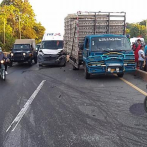 Accidente múltiple en la carretera San Cristóbal –Baní deja al menos un muerto y varios heridos