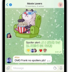 El texto oculto, la traducción de mensajes y las reacciones llegan a Telegram