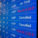 Los aeropuertos de EE.UU. acaparan ya dos tercios de las cancelaciones de vuelos