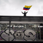 Varios detenidos durante una protesta contra el precio del transporte público en el sur de Bogotá
