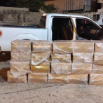 Decomisan 240,000 unidades de cigarrillos de contrabando en el interior de una camioneta en Dajabón