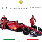 Ferrari presenta el nuevo monoplaza F1-75 de Leclerc y Sainz Jr