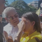 Esposa de Pedro Botello resulta afectada por bomba lacrimógena en protesta de las AFP