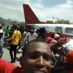 Haitianos atacan un avión en medio de protestas por inseguridad