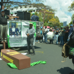 ANPA monta un plantón frente al Palacio por un pliego de demandas