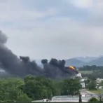 Se registra incendio en las inmediaciones de aeropuerto de Ginebra