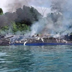 Siete muertos y cuatro desaparecidos por un incendio en un barco en Filipinas