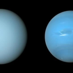 Explicación a la diferencia de color entre Urano y Neptuno