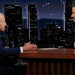 Biden critica a Trump y a republicanos en programa de humor de Jimmy Kimmel