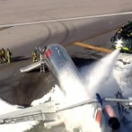 Colapso en el tren de aterrizaje izquierdo de avión de aerolínea Red Air causó accidente en Miami
