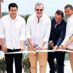 El Presidente deja iniciadas diversas obras en Samaná