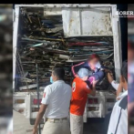 Diez banilejos entre 45 indocumentados detenidos a punto de asfixiarse en un camión en México