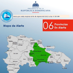 COE emite alerta verde a seis provincias por vaguada y onda tropical