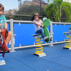 Club Naco inaugura parque recreativo infantil