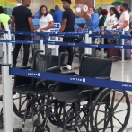 Norman el uso de sillas de ruedas en aeropuerto