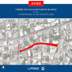 Cerrarán la calle 6 en Los Alcarrizos para continuar la construcción del Teleférico