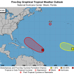 Se forma la depresión tropical número 5 en el Atlántico