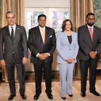 Abinader y líderes del Caricom se reúnen con vicepresidenta Kamala Harris