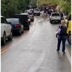 Carretera de Puerto Plata es interrumpida por desastres de Fiona