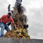 Haitianos vandalizan monumento al padre fundador Jean-Jacques Dessalines