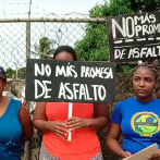 Munícipes de La Victoria protestan ante el presidente Luis Abinader