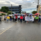 Marchan en Monte Plata en defensa del presidente de la Cámara de Cuentas