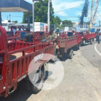 Mercado normal en Dajabón y largas filas de haitianos comprando combustibles