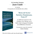 Juan Lladó anuncia presentación de su nuevo libro “Retos del Sector Turístico Dominicano, Tomo II”
