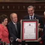 Pepín Corripio recibe reconocimiento del Senado con gratitud al pueblo dominicano
