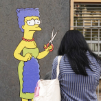 Borran mural de Marge Simpson cortando su pelo en apoyo a las protestas en Irán