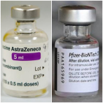 Estudio confirma mayor riesgo de trombosis con vacuna AstraZeneca que con la de Pfizer