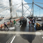 Puente Duarte luce casi listo para habilitar todos sus carriles