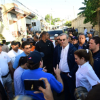 Presidente Abinader visita Los Ríos y dice llevan ayuda a los 15 puntos más afectados por las lluvias