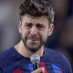 Entre lágrimas, Gerard Pique se despide del Barcelona