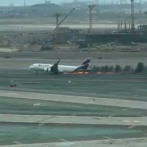 Un avión de Latam se accidenta al llegar a Lima