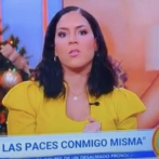 Francisca se corta el cabello durante programa en vivo