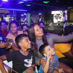 Tren navideño regala recorridos a niños y padres migrantes en la frontera sur de México