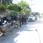 Policía realiza patrullaje en Los Alcarrizos