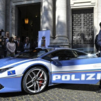 La policía italiana atraviesa el país en Lamborghini para entregar dos riñones