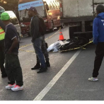 Muere hombre en accidente en Autopista Duarte