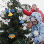 Los ucranianos celebran este año una Navidad distinta a causa de la guerra