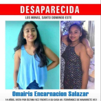 Adolescente de 14 años es reportada como desaparecida