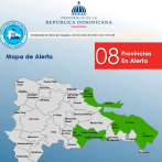 COE emite alerta verde para 8 provincias por humedad provocada por vaguada